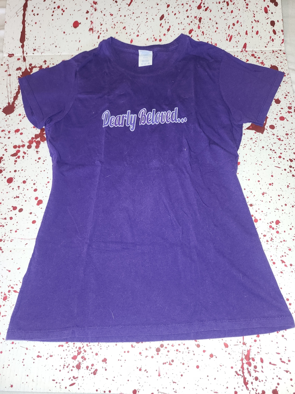 Dearly Beloved Purple Women's Graphic Tee